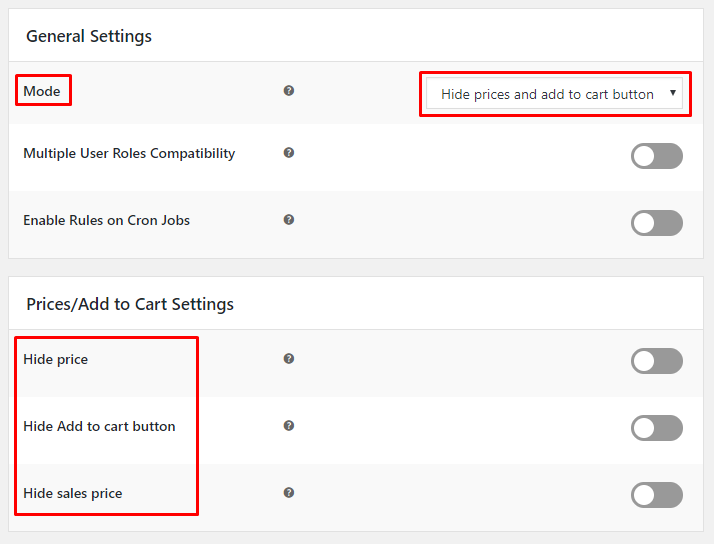 WooCommerce Products Visibility | Hide Products, Categories, Tags, Taxonomies & Prices by User Role - 2